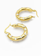 Oorbellen met miniparels