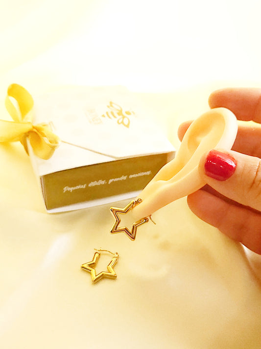 Little star earrings