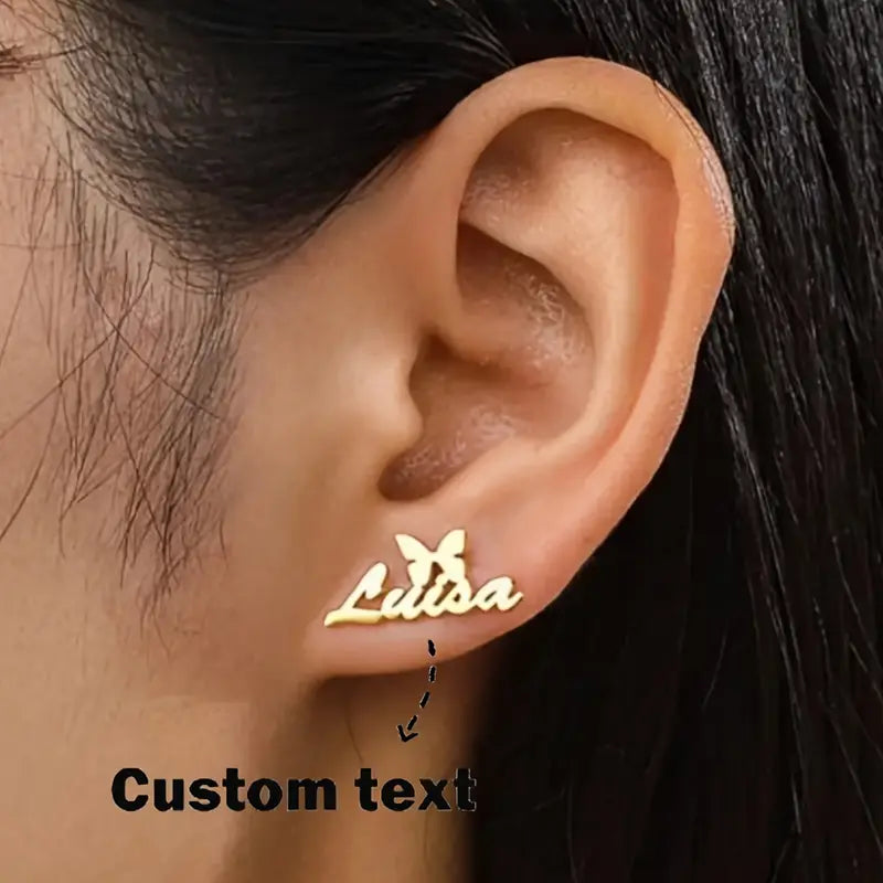 Maxi Hoops with Classic Name