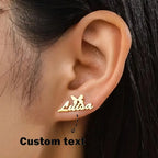 Maxi Hoops with Classic Name