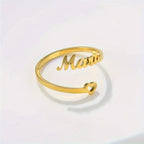 ANILLO CON NOMBRE Y CORAZÓN