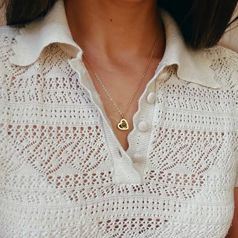 PRE ORDEN - COLLAR CORAZON CON FOTO PROYECCION