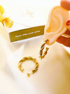 Gevlochten oorringen