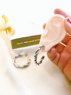 Gevlochten oorringen