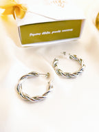 Gevlochten oorringen