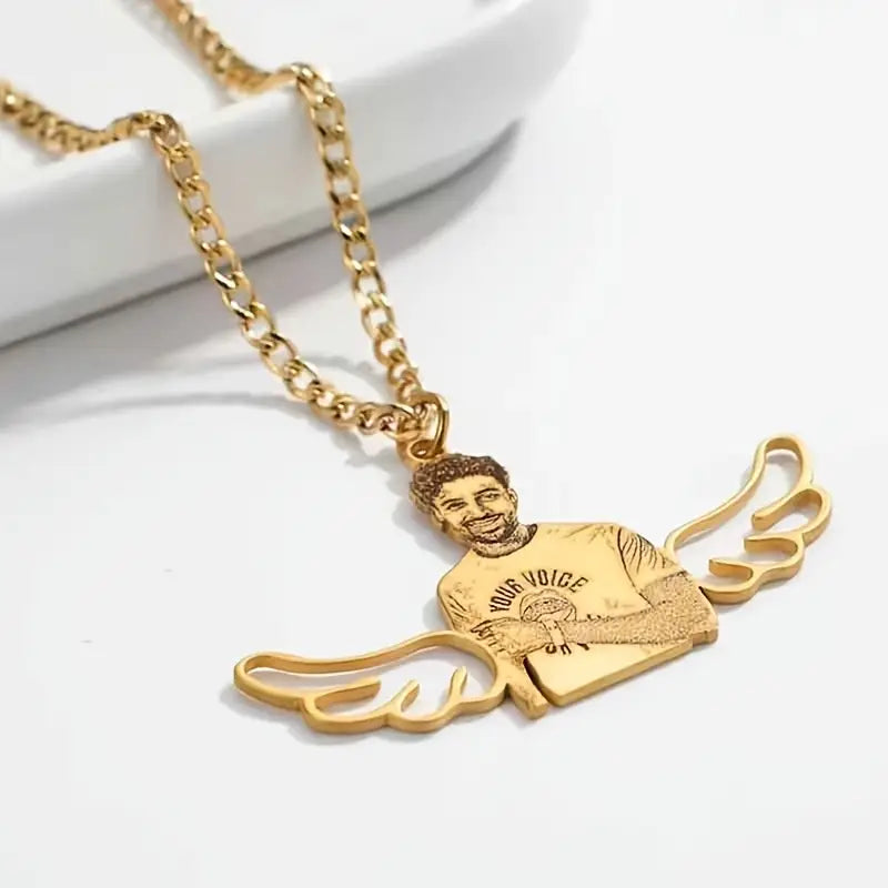 COLLAR FOTOGRABADO Y ALAS