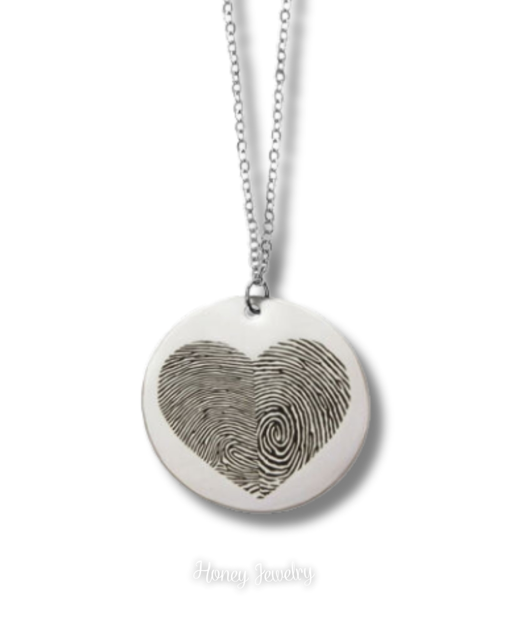 Love footprints necklace