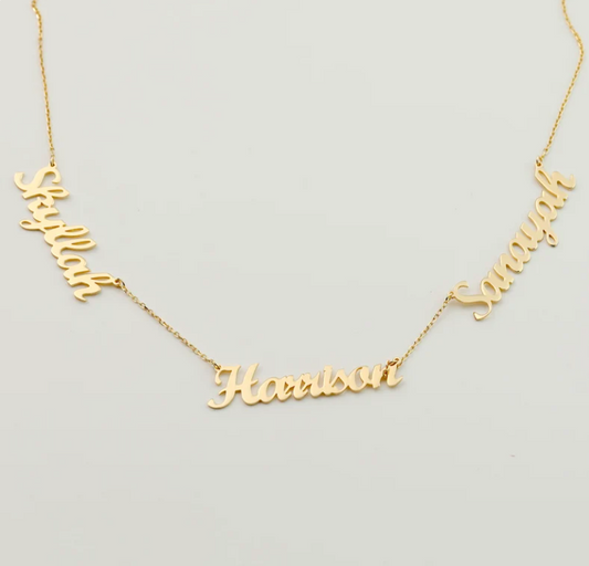 COLLAR TRIPLE NOMBRE