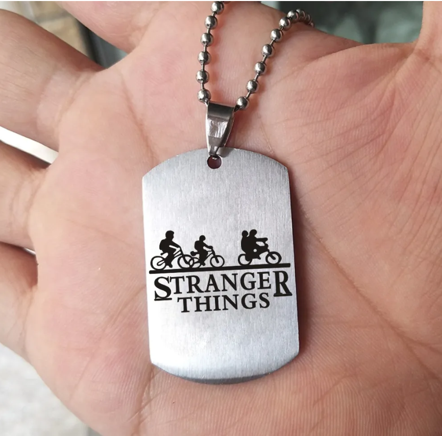 COLLAR PLACA MILITAR PERSONALIZADA CON TEXTO