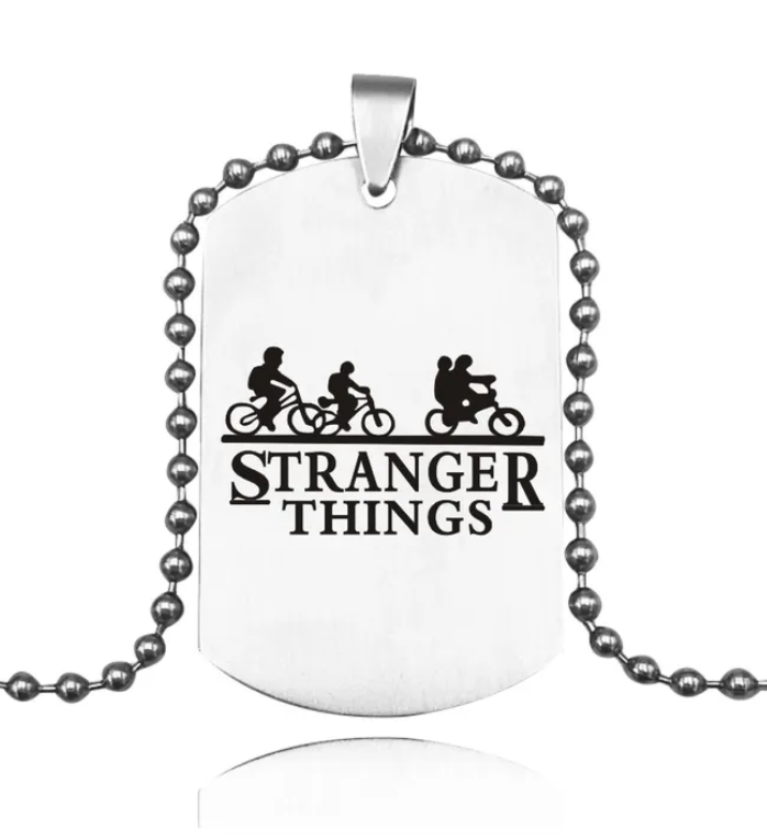 COLLAR PLACA MILITAR PERSONALIZADA CON TEXTO