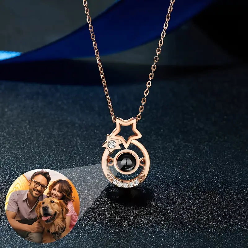 PRE ORDEN - COLLAR CORAZON CON FOTO PROYECCION