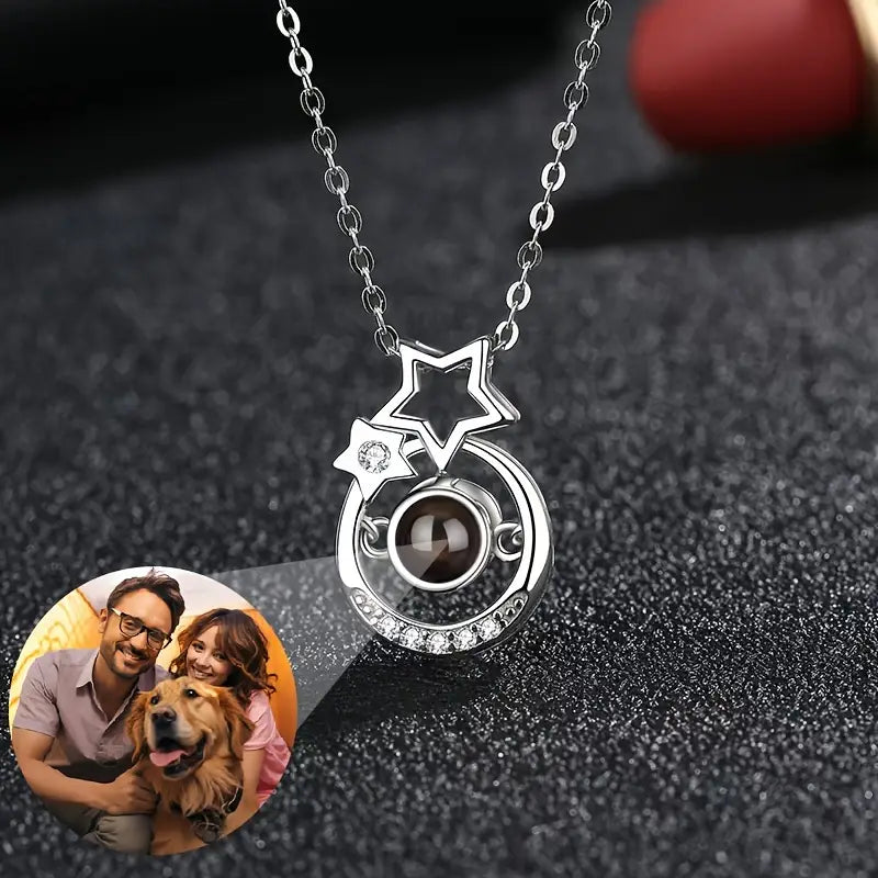 PRE ORDEN - COLLAR CORAZON CON FOTO PROYECCION