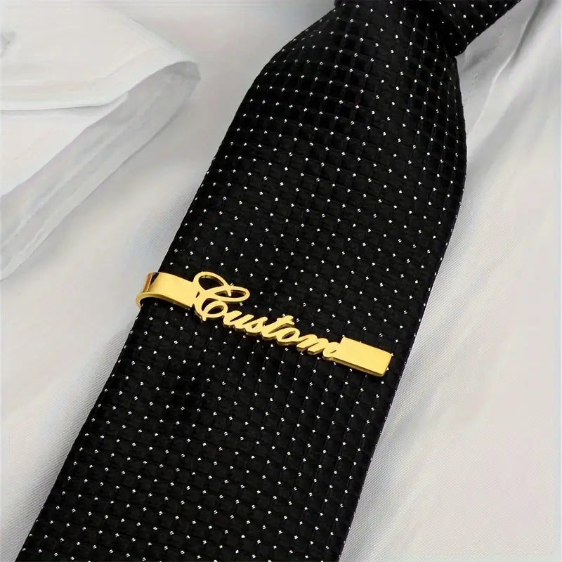 CLIP PARA CORBATA CON NOMBRE