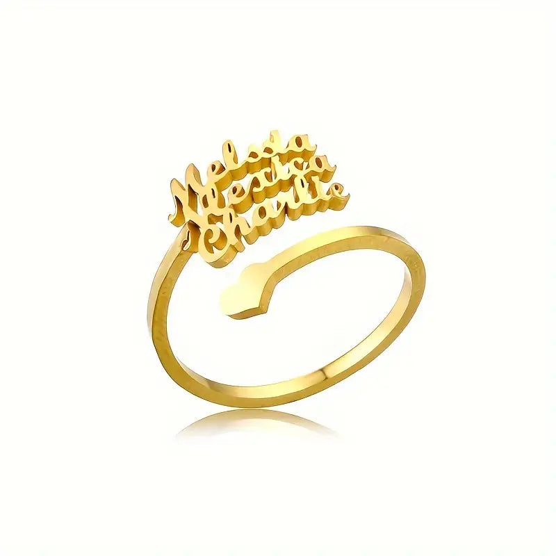 ANILLO CON TRES NOMBRES