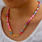 COLLAR CON NOMBRE Y FIMO