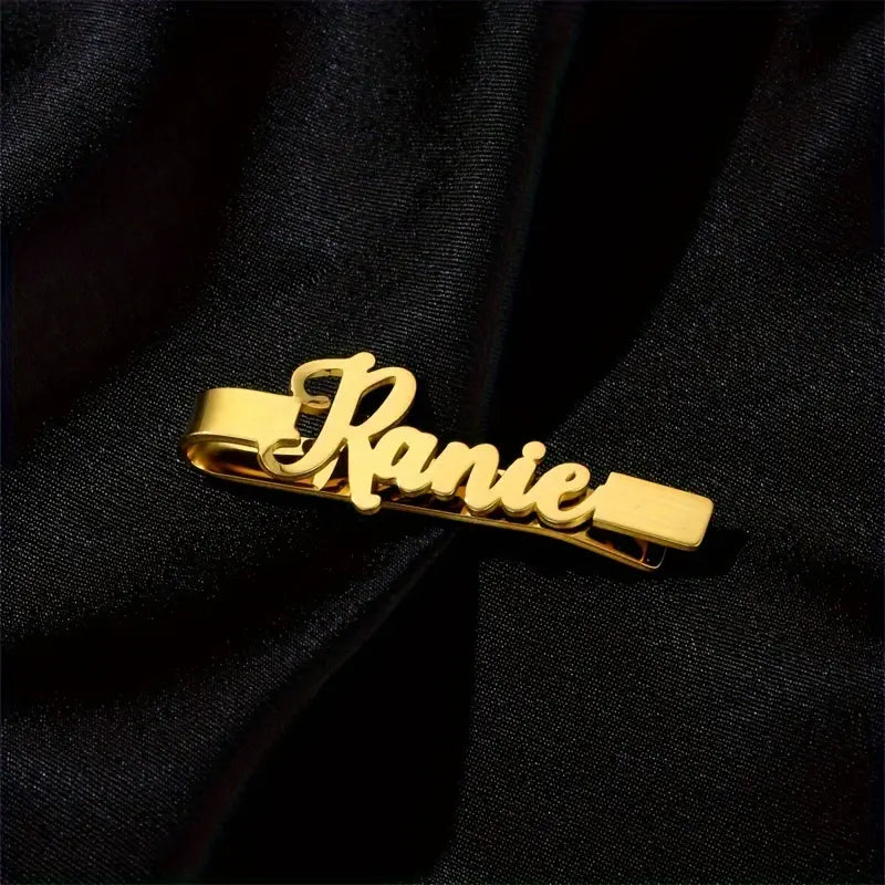 CLIP PARA CORBATA CON NOMBRE