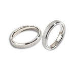 DUO DE ANILLOS PARA PAREJA ESCARCHADOS - ULTIMAS TALLAS