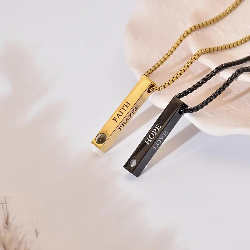 PRE ORDEN - COLLAR BARRITA CON FOTO PROYECCION