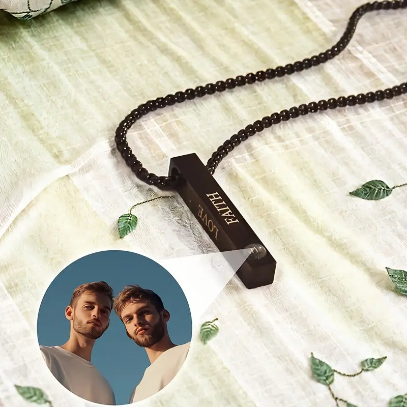 PRE ORDEN - COLLAR BARRITA CON FOTO PROYECCION