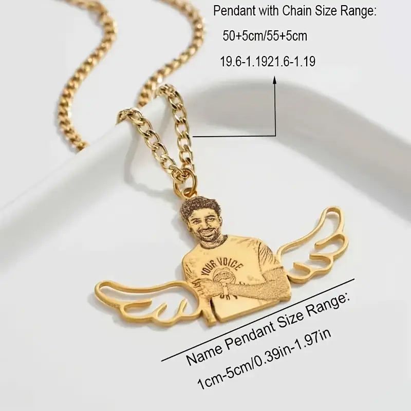 COLLAR FOTOGRABADO Y ALAS