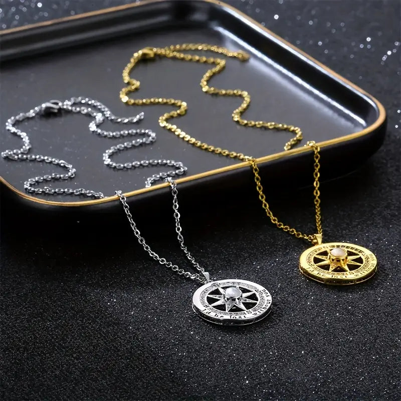 PRE ORDEN - COLLAR BRUJULA CON FOTO PROYECCION