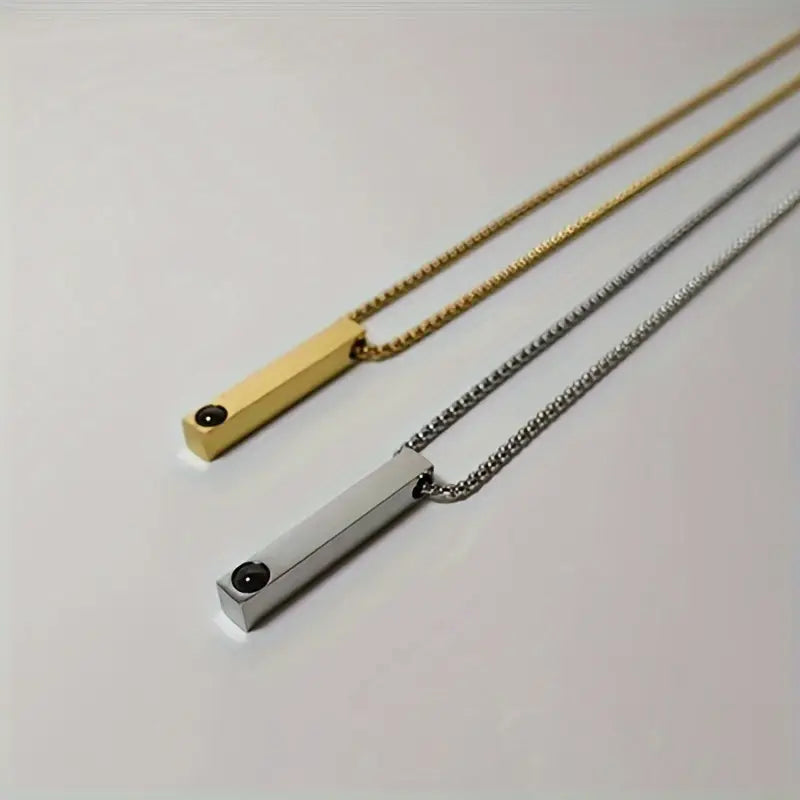 PRE ORDEN - COLLAR BARRITA CON FOTO PROYECCION