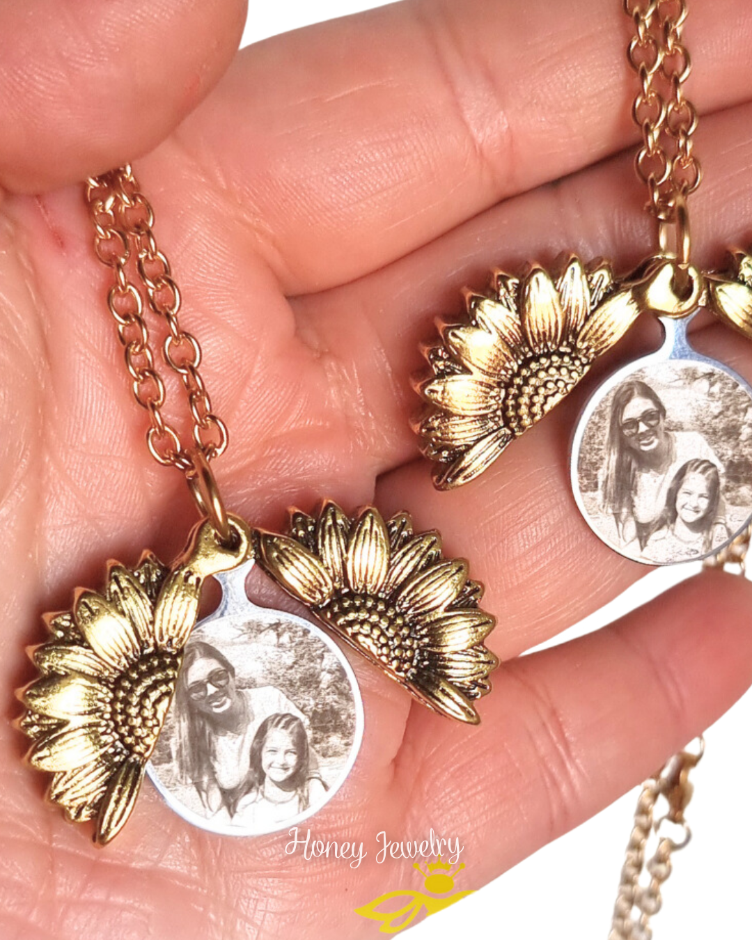 COLLAR RELICARIO GIRASOL