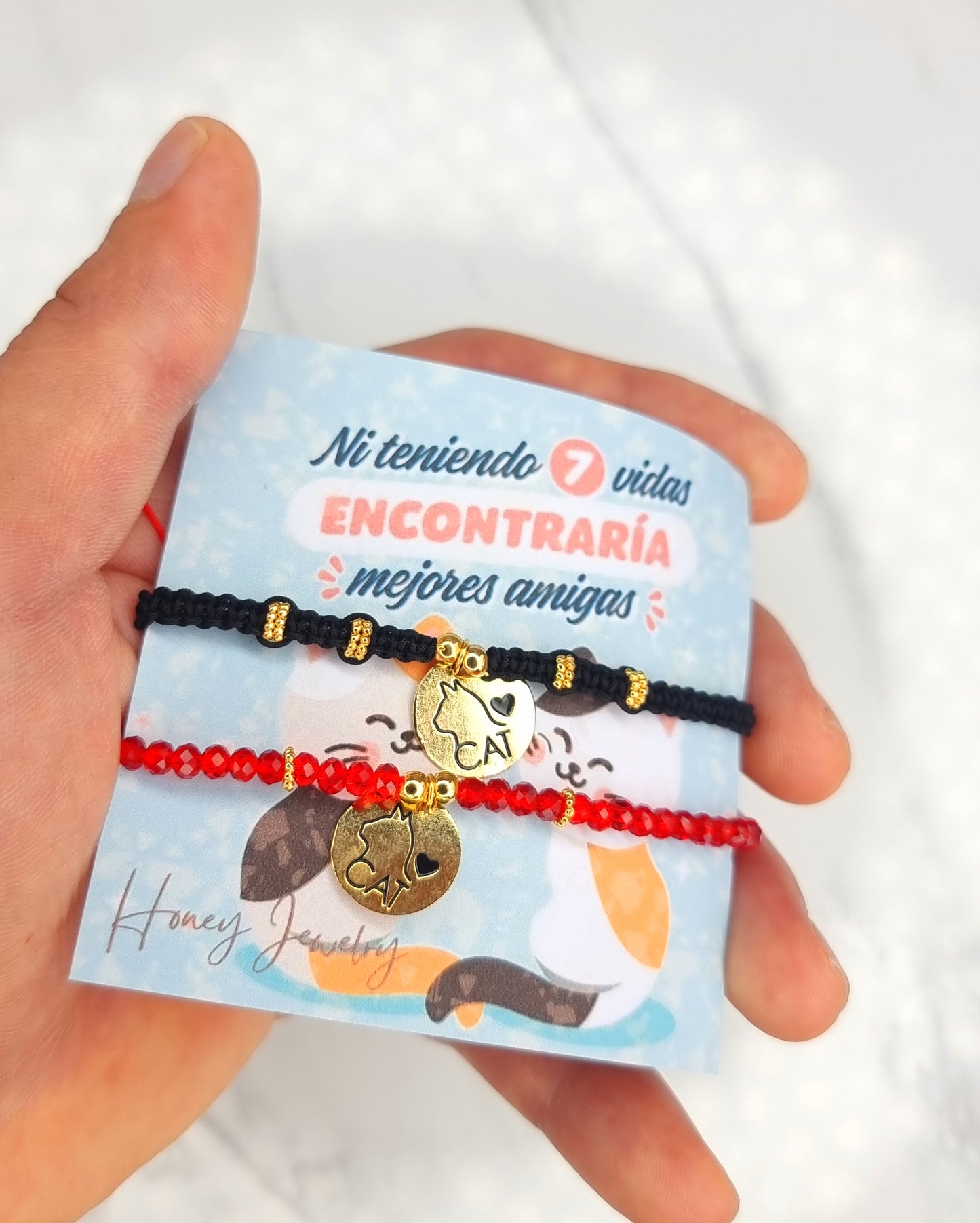 Pulsera para pareja catlover