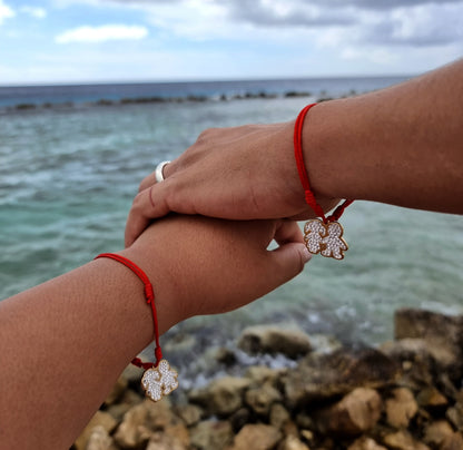 Pulsera para pareja escarchado