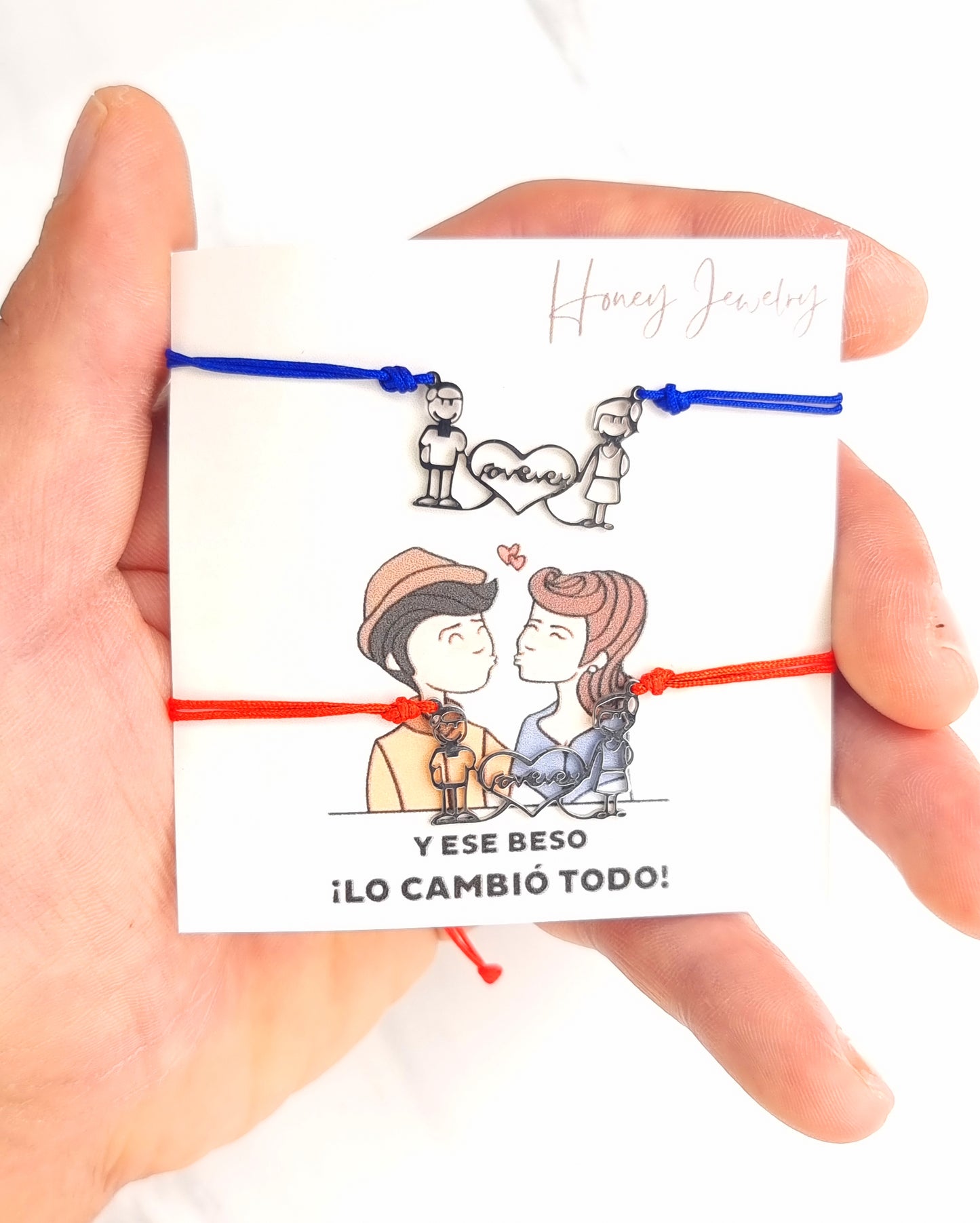 Pulsera para pareja parejita forever